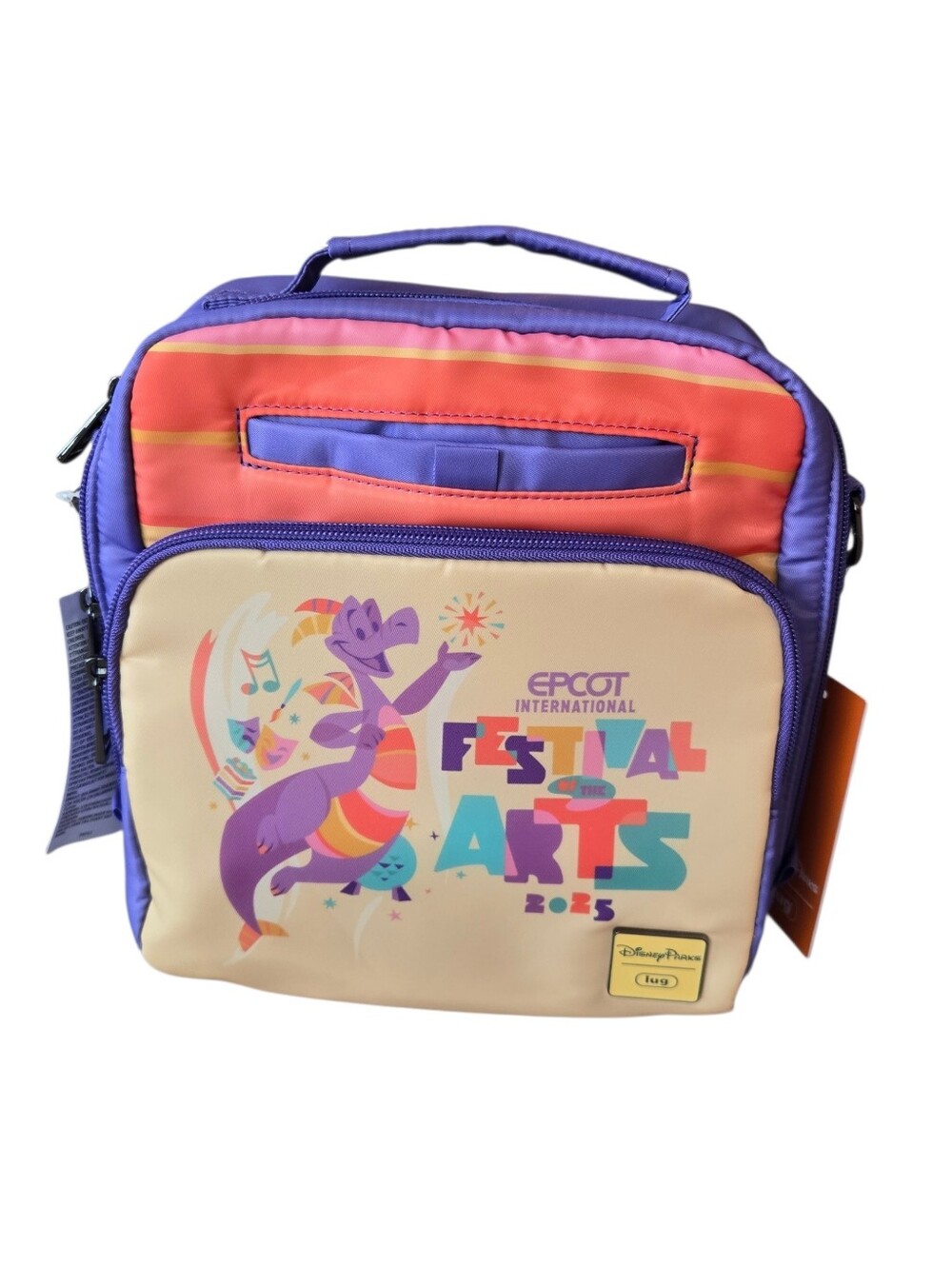 Disney EPCOT 2025 Festival of the Arts Figment Lug Ranger Bag NEW With Tags